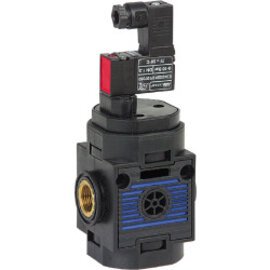 3/2-way poppet valve electrically actuated with Microsol-control port for series EcoBloc 2